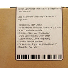 Carica l&#39;immagine nel visualizzatore di Gallery, Magic Garden Seeds Vecchie Verdure storiche - Set Regalo di Semi con 8... - Ilgrandebazar