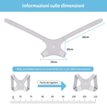 Carica l&#39;immagine nel visualizzatore di Gallery, Correttore di Postura ANOOPSYCHE Supporto Postura Schiena Traspirante Regolabile, Fascia Posturale Spalle e Schiena per Donna e Uomo e Adolescenti, Posturale Correzione per Alleviare il Dolore