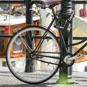 Looxmeer Lucchetto Bici Catena Bicicletta Antifurto a Combinazione 90CM, nero - Ilgrandebazar