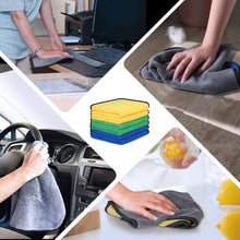 Carica l&#39;immagine nel visualizzatore di Gallery, Tsumbay 6 Pezzi Panno Asciugatura Auto, 600 gsm in Microfibra, Panni... - Ilgrandebazar