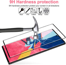 Carica l&#39;immagine nel visualizzatore di Gallery, UTEAMY Pellicola Protettiva per Galaxy Note 10 Vetro temperato, 2 Pezzi, Copertura 3D, durezza 9H, Samsung Note 10 Pellicola Protettiva, Senza Bolle, AntiGraffio, Ultra Trasparente