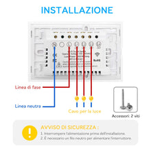 Carica l&#39;immagine nel visualizzatore di Gallery, Interruttore Smart, Maxcio Alexa della Luce, Switch Wifi 1 Gang - Ilgrandebazar