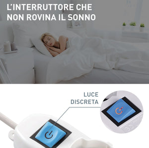 Electraline 62002 Multipresa 9 Posti, Bianco, 1.5 M M, Bianco - Ilgrandebazar