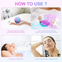 Carica l'immagine nel visualizzatore di Gallery, Bombe da Bagno, ShinePick Bath Bomb Set Regalo 8 Pezzi, con Oli Essenziali Naturali, Pulito e Idratante, Perfetto Regalo di San Valentino, Compleanno, Natale, Adatto a Bambini, Mamme, Mogli, Fidanzata