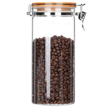 Carica l&#39;immagine nel visualizzatore di Gallery, KKC Barattolo caffè 1.5 L / 500g Contenitore in Vetro 1,5 L, Trasparente - Ilgrandebazar