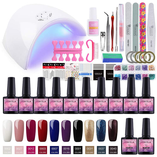 Saint-Acior kit smalto semipermanente per unghie 10pc gel #2