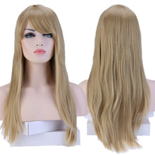 Carica l&#39;immagine nel visualizzatore di Gallery, Parrucca Rosa/Viola Lunga Donna Capelli Lunghi Wig Parrucche Sintetiche per... - Ilgrandebazar