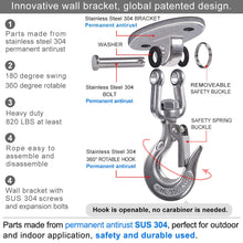 Carica l&#39;immagine nel visualizzatore di Gallery, Besthouse Gancio per Soffitto, SUS304 Acciaio il Carico - Ilgrandebazar