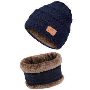 TAGVO Winter Beanie Hat Sciarpa Set Super Soft Fleece Fodera Interna Grande... - Ilgrandebazar