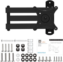 Carica l'immagine nel visualizzatore di Gallery, Supporto TV Universale, Orientare, Inclinare, Ruotare – Adatto per TV LCD/LED a Schermo Piatto tra 10 e 30 pollici – Estendibile di 43.59cm – Sostiene fino a 20kg – Foratura VESA Massima 100X100mm