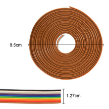 Carica l&#39;immagine nel visualizzatore di Gallery, ZITFRI Cavi per Arduino 5M Flat Cable Nastro Arcobaleno Cavo Rame Cavetti...