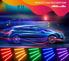 Carica l&#39;immagine nel visualizzatore di Gallery, Striscia LED Auto con APP, Govee Luci LED Interne per Auto con 48 LEDs 9 Colori Multicolore Impermeabile, Musica sotto il cruscotto Kit di illuminazione, Controllo APP, DC 12V