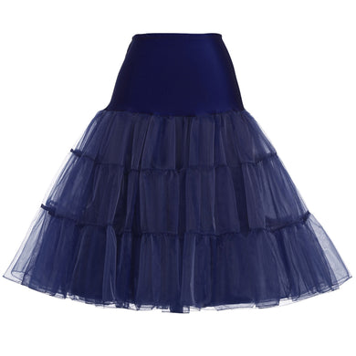 50s Donna Sottogonne Retro Petticoats lunghezza del ginocchio Petticoats... - Ilgrandebazar