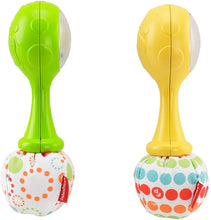 Carica l'immagine nel visualizzatore di Gallery, Fisher Price- Rattle And Rock Maracas Giocattolo per Neonati, BLT33 multicolore 1