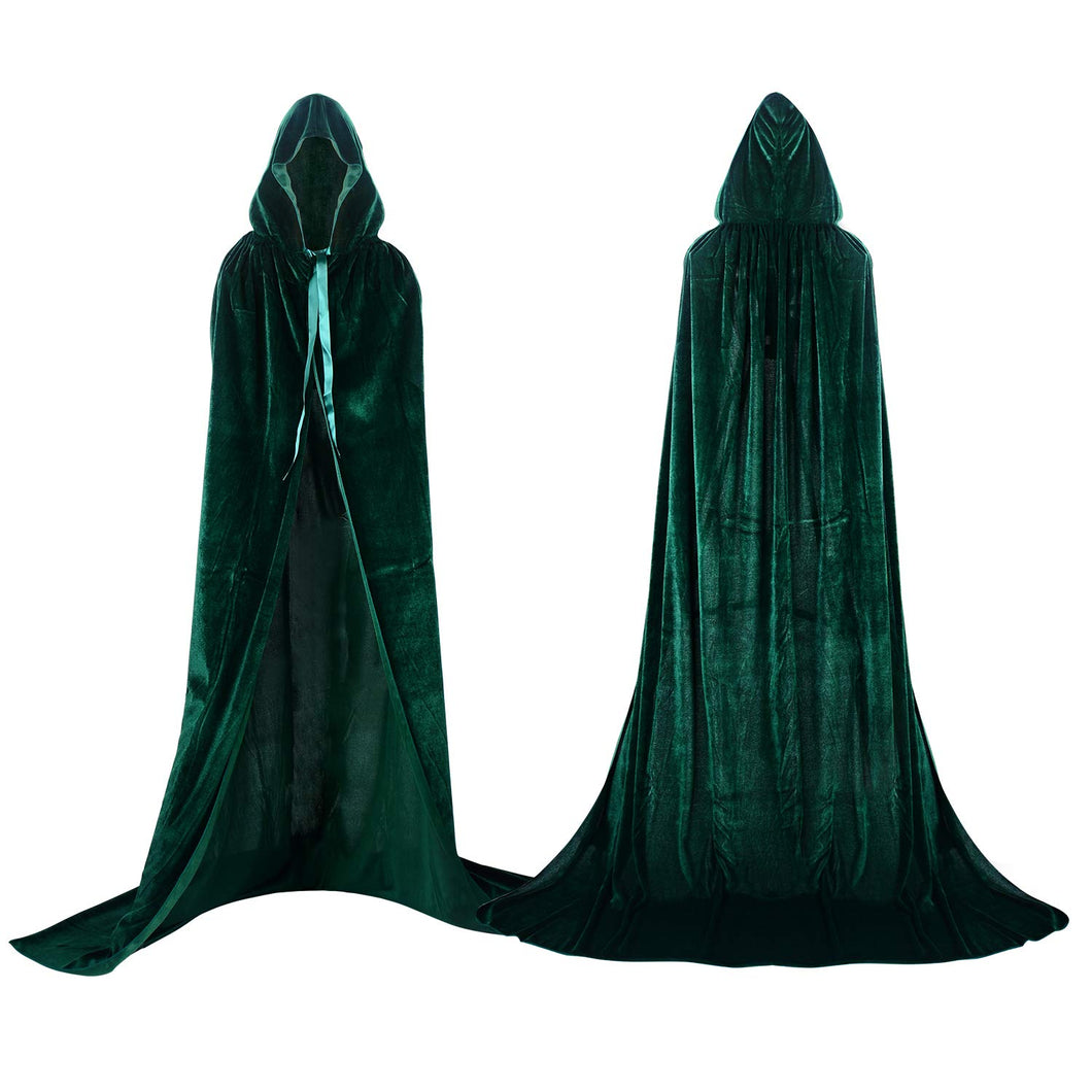 Proumhang Mantello con Cappuccio Lungo in Velluto Costume di Halloween... - Ilgrandebazar