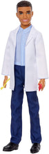 Carica l'immagine nel visualizzatore di Gallery, Barbie- Bambola Ken Dentista con Capelli Castani, Camice e Accessori, Giocattolo per Bambini 3+ Anni, GJL66