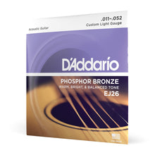 Carica l&#39;immagine nel visualizzatore di Gallery, D&#39;Addario EJ16 Set Corde Acustica EJ Phosphor BRZ RND WND - Ilgrandebazar