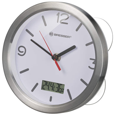 BRESSER - Orologio da baduhr, 17 cm, Bianco, 17cm 17cm, Bianco - Ilgrandebazar