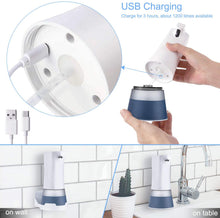 Carica l'immagine nel visualizzatore di Gallery, SPLAKS Dispenser Sapone Automatico, Dispenser di Sapone Liquido Ricaricabile da 350 ml con Sensore a Infrarossi, Adatto Bagno E Cucina(con Asciugamano e Imbuto)