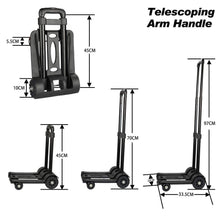 Carica l&#39;immagine nel visualizzatore di Gallery, Carrello a mano pieghevole,70Kg/155lbs portautensili solido 4 Wheels - Ilgrandebazar
