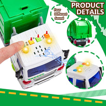Carica l&#39;immagine nel visualizzatore di Gallery, HERSITY Camion Spazzatura Giocattolo Macchinine Bambino Grande con Luci e Suoni Modellini Auto Regalo per Bambini Ragazzo 3 4 5 Anni