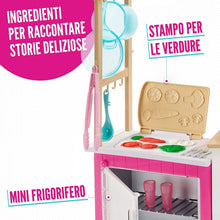 Carica l&#39;immagine nel visualizzatore di Gallery, Barbie FRH73 - Cucina da Sogno con Bambola, 5 Aree di Gioco, Pasta Modellabile, Luci e Suoni, Giocattolo per Bambini 4 + Anni