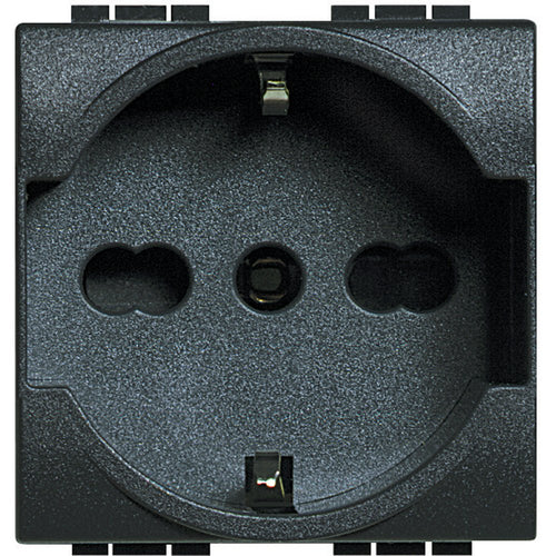 BTicino SL4140/16 Presa Multistandard, Antracite, 1 Pezzo 1 Pezzo, Antracite - Ilgrandebazar