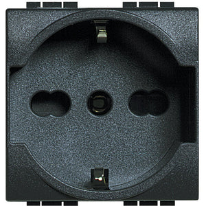 BTicino SL4140/16 Presa Multistandard, Antracite, 1 Pezzo 1 Pezzo, Antracite - Ilgrandebazar