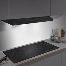Carica l&#39;immagine nel visualizzatore di Gallery, CIARRA CBCB6903 Cappa Aspirante Sottopensile da 60 CM, Montaggio a Parete, con Ventola Estrattore, Nero