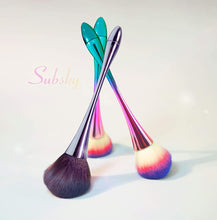 Carica l&#39;immagine nel visualizzatore di Gallery, Subsky pennello professionale per make up,ideale per fard e cipria,forma grande e rotonda Pennelli per viso (d&#39;oro) pennello cipria grande