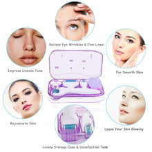 Carica l&#39;immagine nel visualizzatore di Gallery, Winpok Dermaroller, 6 in 1 Derma Roller Kit, 12/300/ 720/1200 Aghi, bianco - Ilgrandebazar