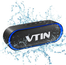 Carica l&#39;immagine nel visualizzatore di Gallery, VTIN R4 Cassa Bluetooth 10W Altoparlante Bluetooth 24 Ore Playtime,Bluetooth 5.0 Speaker Portatile Connessione Stabile,Batteria Forte,Impermeabile IPX5,Vivavoce,Supporto TF Carda e 3.5mm Audio