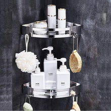 Carica l&#39;immagine nel visualizzatore di Gallery, Mensola angolare per Bagno WC-Shelf-Triangle, Doccia Inox (Triangolo) - Ilgrandebazar