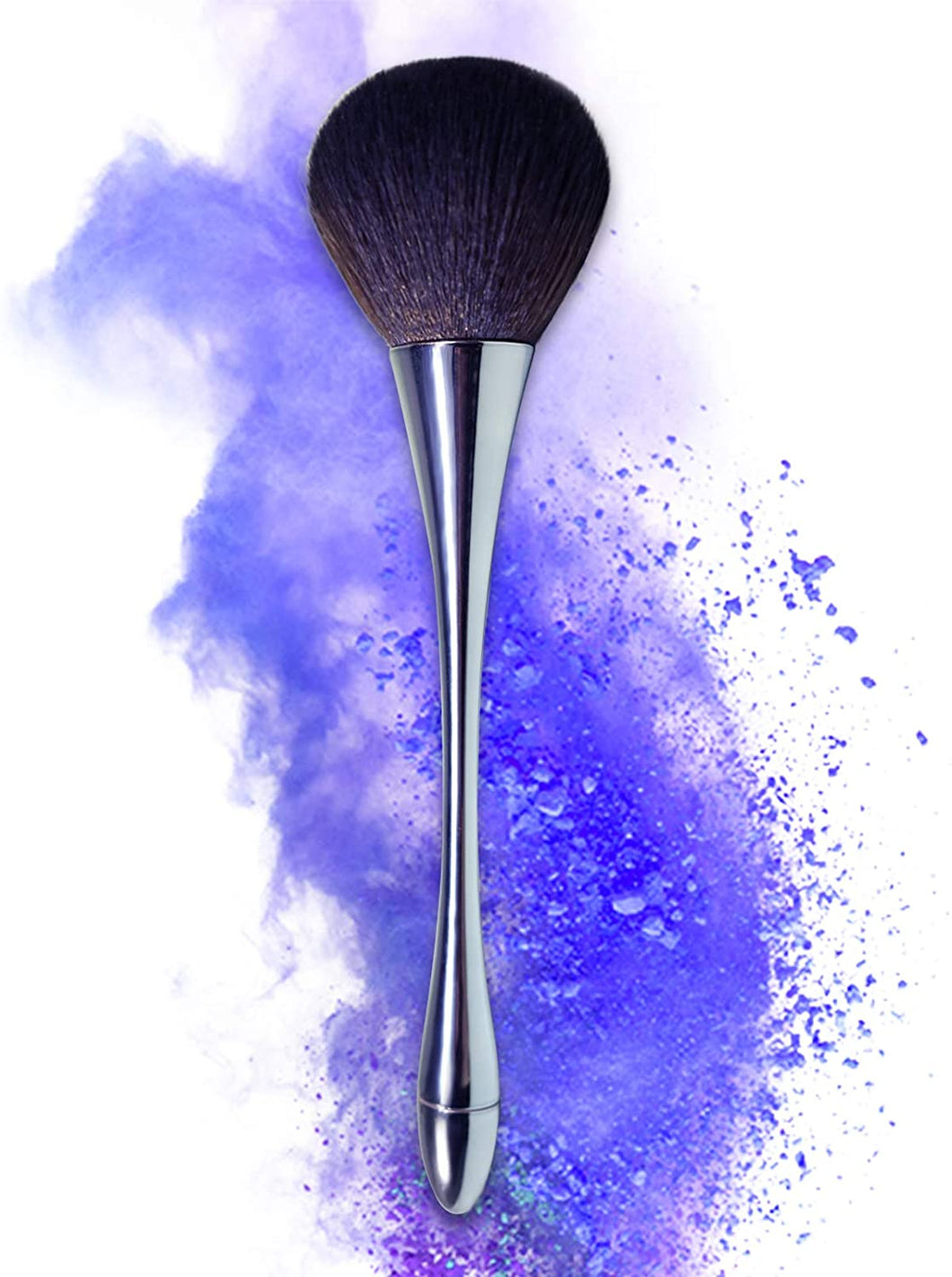 Subsky pennello professionale per make up,ideale per fard e cipria,forma grande e rotonda Pennelli per viso (d'oro) pennello cipria grande