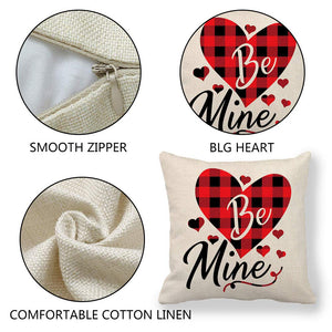 WENTS Cuscino San Valentino 4PCS Red Love Federa per 45 x 45 cm - Ilgrandebazar
