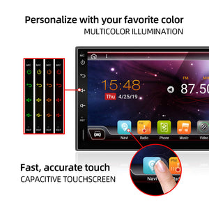 Autoradio Android 9.0 Doppia Din Car 1G+32G Quad-Core T3 System - Ilgrandebazar