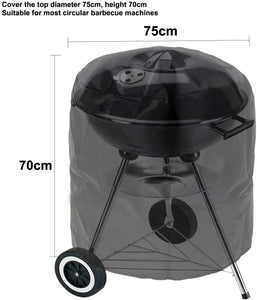 Gifort 70*75cm Copertura Barbecue, Impermeabile Telo Protettivo Per Barbecue Grill Campana Protezione (Nero)