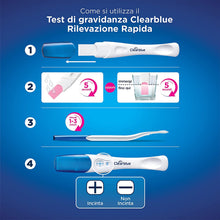 Carica l'immagine nel visualizzatore di Gallery, Test di Gravidanza Clearblue Rilevazione Rapida Maxiformato, Risultato Rapido, anche in 1 minuto*, 3 Test