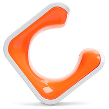 Carica l&#39;immagine nel visualizzatore di Gallery, Hornit CLUG hybrid Supporto da parete per bici, 33-42 mm, bianco/Arancio - Ilgrandebazar
