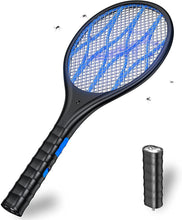 Carica l&#39;immagine nel visualizzatore di Gallery, FLASHVIN Racchetta Zanzare Elettrica, USB Ricaricabile Antizanzare, Torcia Rimovibile, 4000 Volt, 3 Strati Protezione Maglia, Efficace Contro Le Mosche, Ideale per Interni ed Esterni Nero