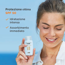 Carica l'immagine nel visualizzatore di Gallery, Fotoprotector ISDIN Fusion Water SPF 50 50ml | Fotoprotettore viso per uso quotidiano | Texture ultraleggera