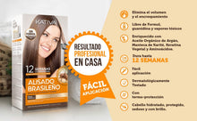 Carica l'immagine nel visualizzatore di Gallery, Kativa Keratin And Argan Oil Brazilian Straightening Kit Formaldehyde Free