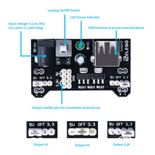 Carica l&#39;immagine nel visualizzatore di Gallery, Elegoo Kit Elettronico con Breadboard di 830 Punti, Cavetti, Modulo Set A - Ilgrandebazar