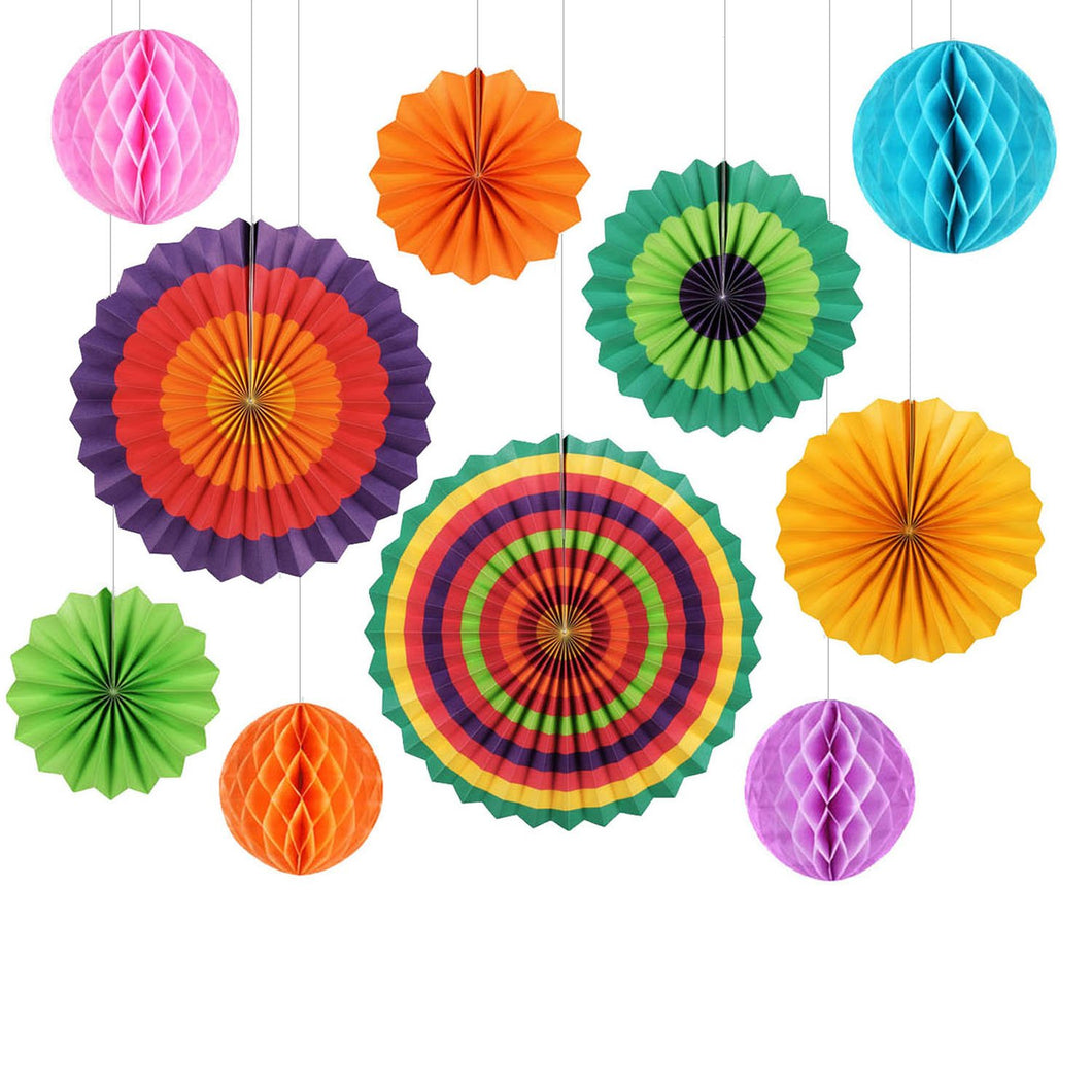 GoFriend, decorazione per festa, 10 pezzi, in carta colorata, a viola - Ilgrandebazar