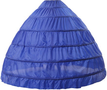 Carica l&#39;immagine nel visualizzatore di Gallery, BEAUTELICATE Sottogonna Petticoat Donna Gonna Lunga 6 Cerchio Crinolina... - Ilgrandebazar