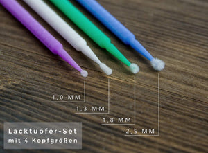 Vernice Tamponi 20er Set di King Kong State | con 4 misure 1 mm fino...