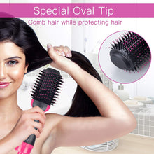 Carica l'immagine nel visualizzatore di Gallery, Wolady Spazzola soffiatrice per capelli multifunzionale 4 in 1 Spazzola Asciugacapelli Aria Calda Ionica di 3 Temperatura Regolabile per Capelli Lisci e Luminosi,Onde morbide o Ricci Stretti