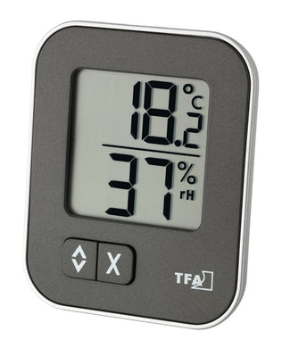 TFA Dostmann digitale termo-igrometro Moxx Confezione da 1, anthracite - Ilgrandebazar