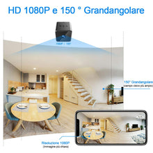 Carica l&#39;immagine nel visualizzatore di Gallery, Bluetooth Mini Telecamera Spia Nascosta Wifi,MHDYT Senza Fili HD 1080P mini - Ilgrandebazar