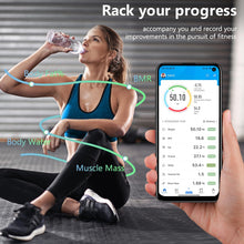 Carica l&#39;immagine nel visualizzatore di Gallery, Bilancia Pesapersone Digitale, Bilancia Impedenziometrica Professionale, Bilancia Massa Magra e Grassa Per Misurazione di Pesa Persone, BMI, Massa Muscolare o Ossea